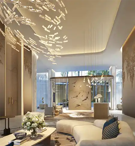 refined interiors of Mandarin