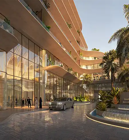 Spectacular exterior of Mandarin